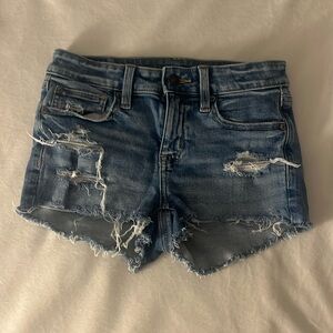 american eagle jean shorts low rise